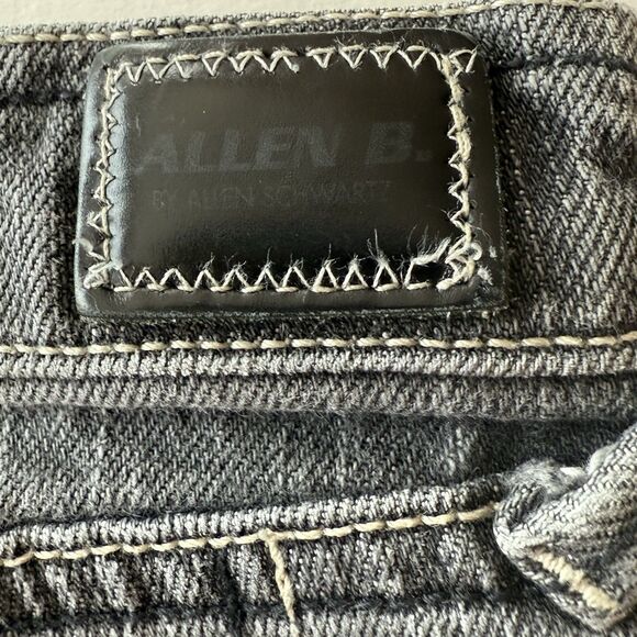 Allen B Schwartz Jeans Womens Gray Denim Straight Leg 30 x 31 Size 29 - Picture 10 of 14